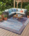 Urban Terrace Collection Area Rug -  Oasis Rectangle Multi  lifestyle 5