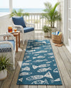 Seaside Haven Rugs Collection Area Rug -  Oceanview Runner Blue  lifestyle 79