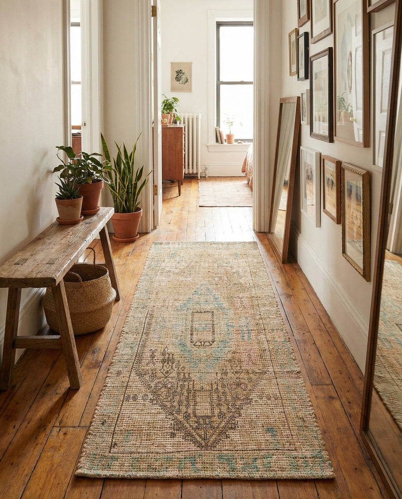 Savannah Threads Collection Area Rug -  Mojave Runner Khaki and Ivory  lifestyle 47