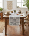 Thar Cotton Collection Area Rug - Serengeti Table Runner Ivory  lifestyle 13