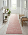 Marrakesh Lattice Collection Area Rug - Casablanca (Rose Pink) Runner Rose Pink  lifestyle 52