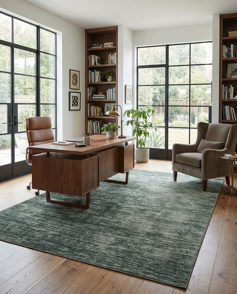 Sahara Essence Collection Area Rug - Oasis (Green) Rectangle Green  lifestyle 22