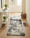 Cozy Haven Shag Collection Area Rug -  Tranquility (Smoke Gray) Runner Smoke Gray  lifestyle 24