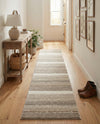 Sienna Collection Area Rug -  Amalfi Runner Cloud Gray  lifestyle 55