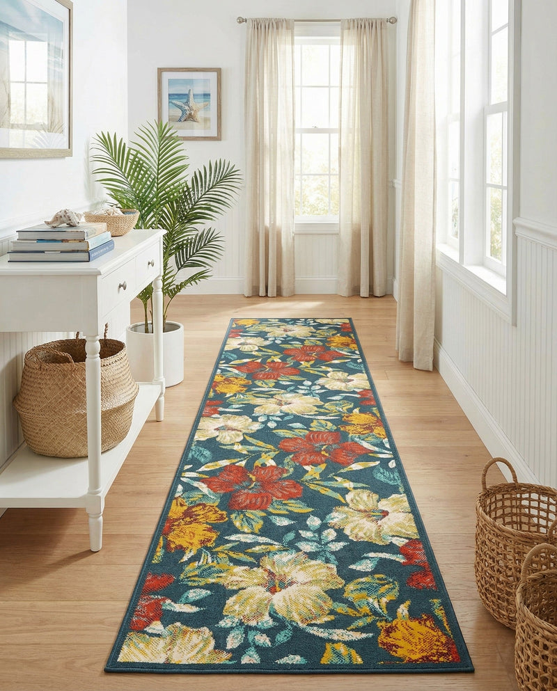 Seaside Haven Rugs Collection Area Rug -  Nautical Runner Multi  lifestyle 62