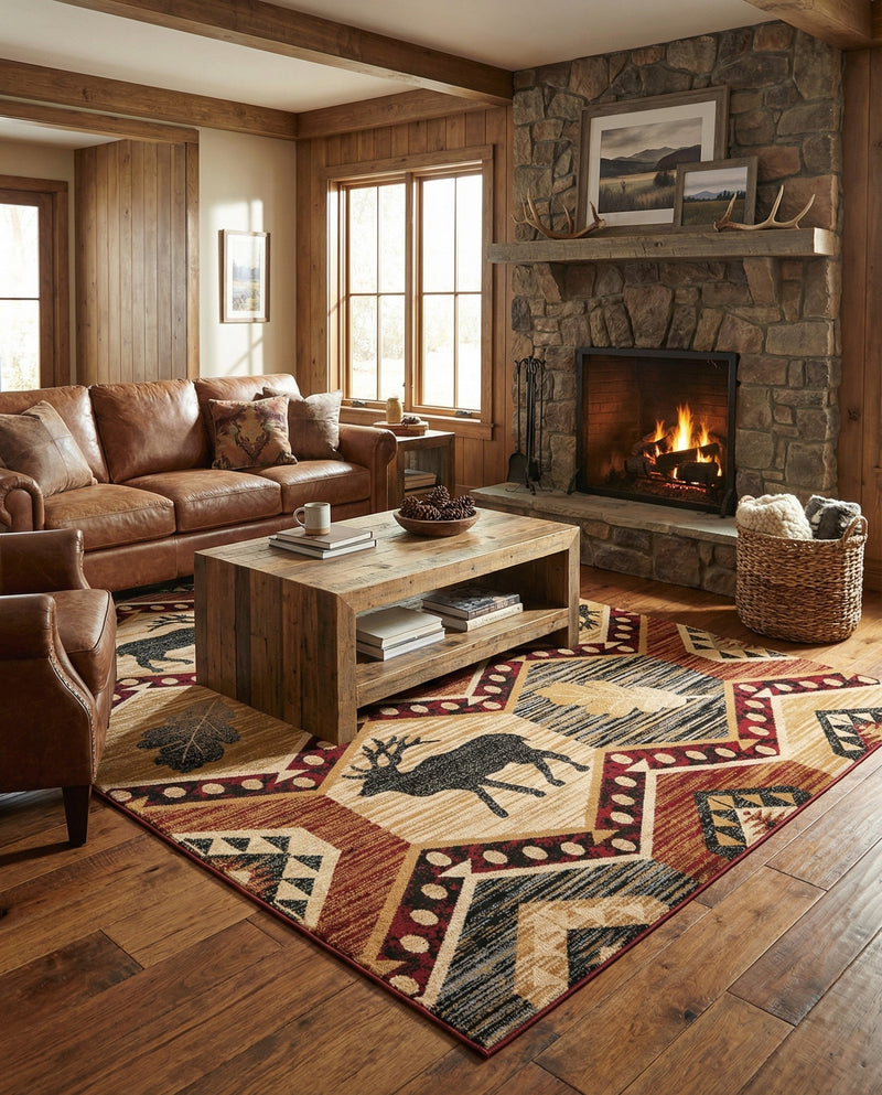 Frontier Trails Collection Area Rug -  Mesa Rectangle Multi  lifestyle 27