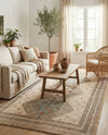 Savannah Threads Collection Area Rug -  Pampas Rectangle Beige  lifestyle 12