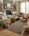 Sahara Sands Collection Area Rug -  Faiyum Rectangle Brown  lifestyle 15