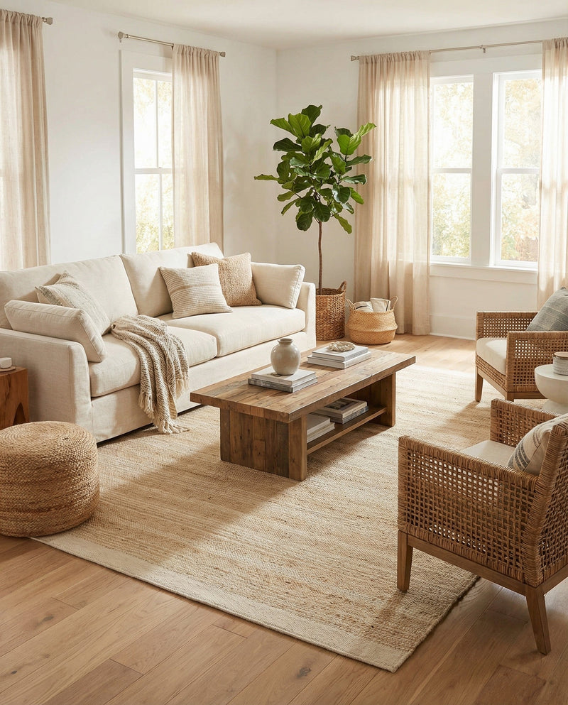 Marina Collection Area Rug - Marina Rectangle Ivory and White  lifestyle 64