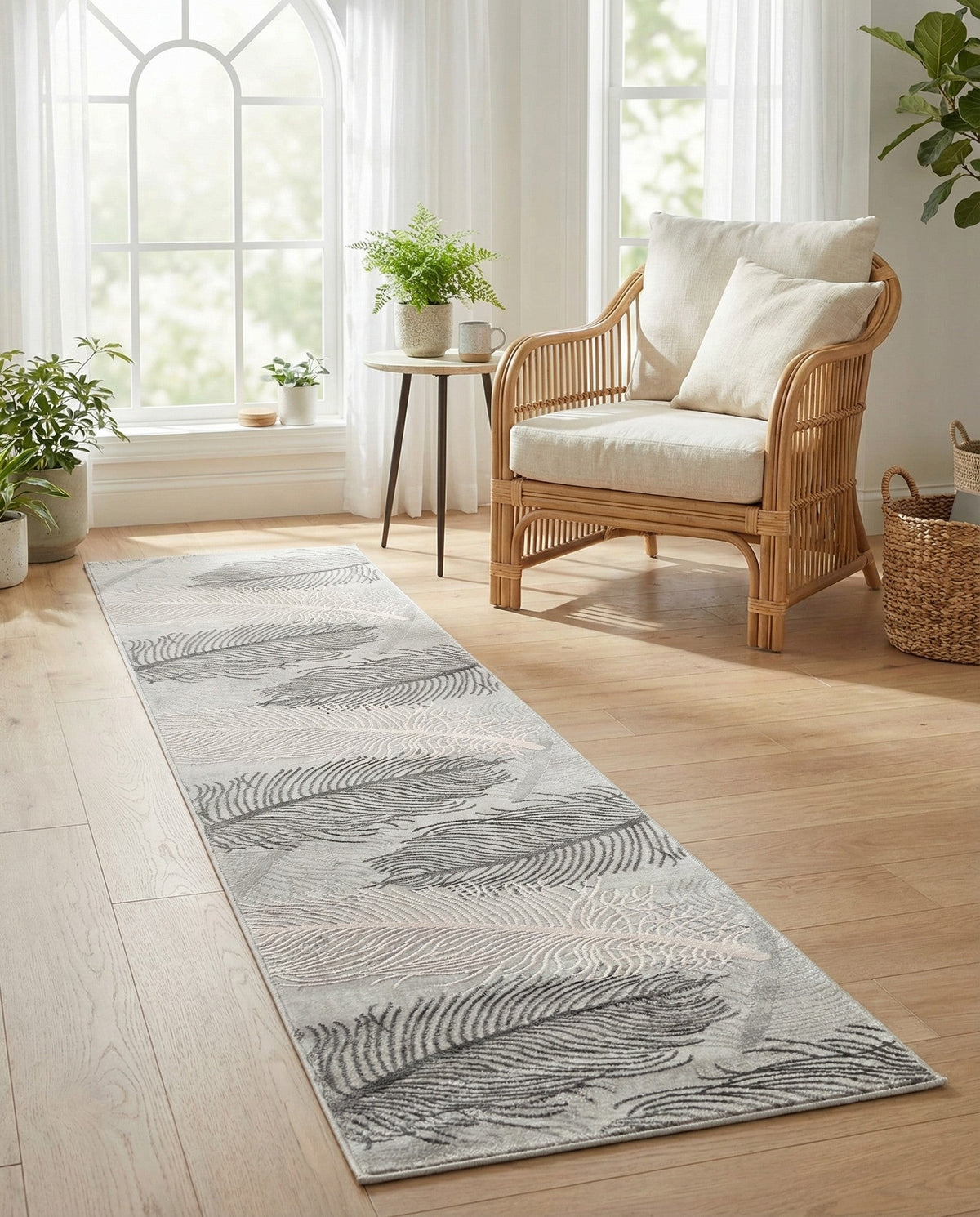 Bloomsbury Elegance Collection Area Rug -  Westminster Runner Gray  lifestyle 151