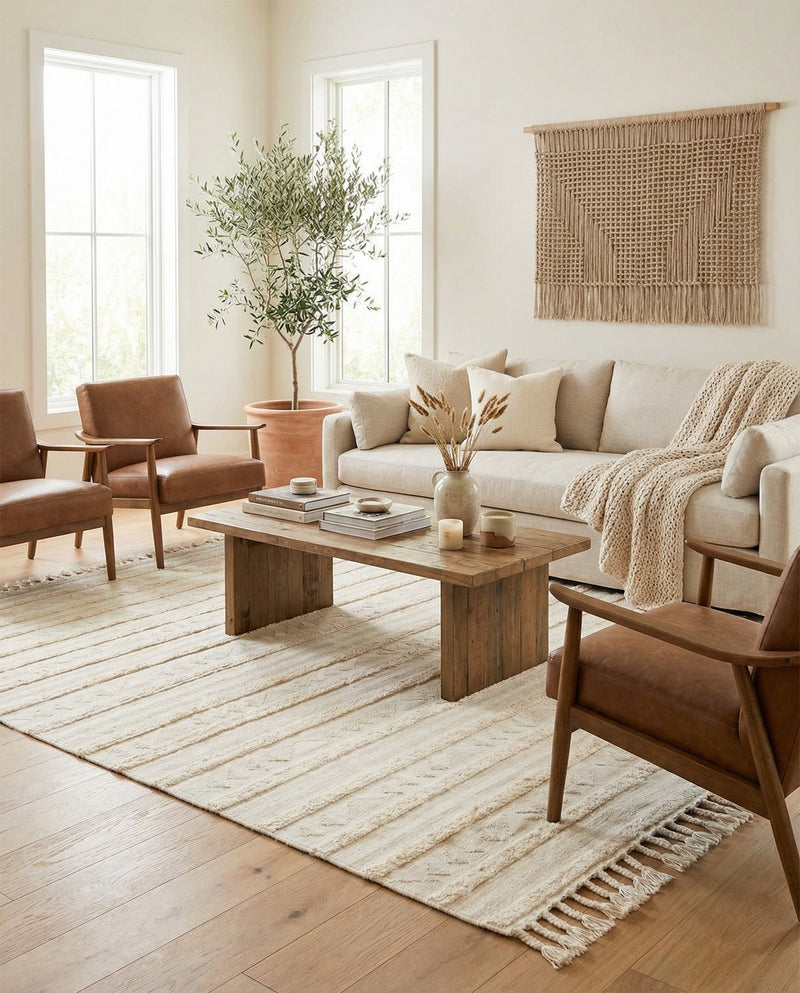 Sonoran Collection Area Rug - Montezuma Rectangle Ivory  lifestyle 78