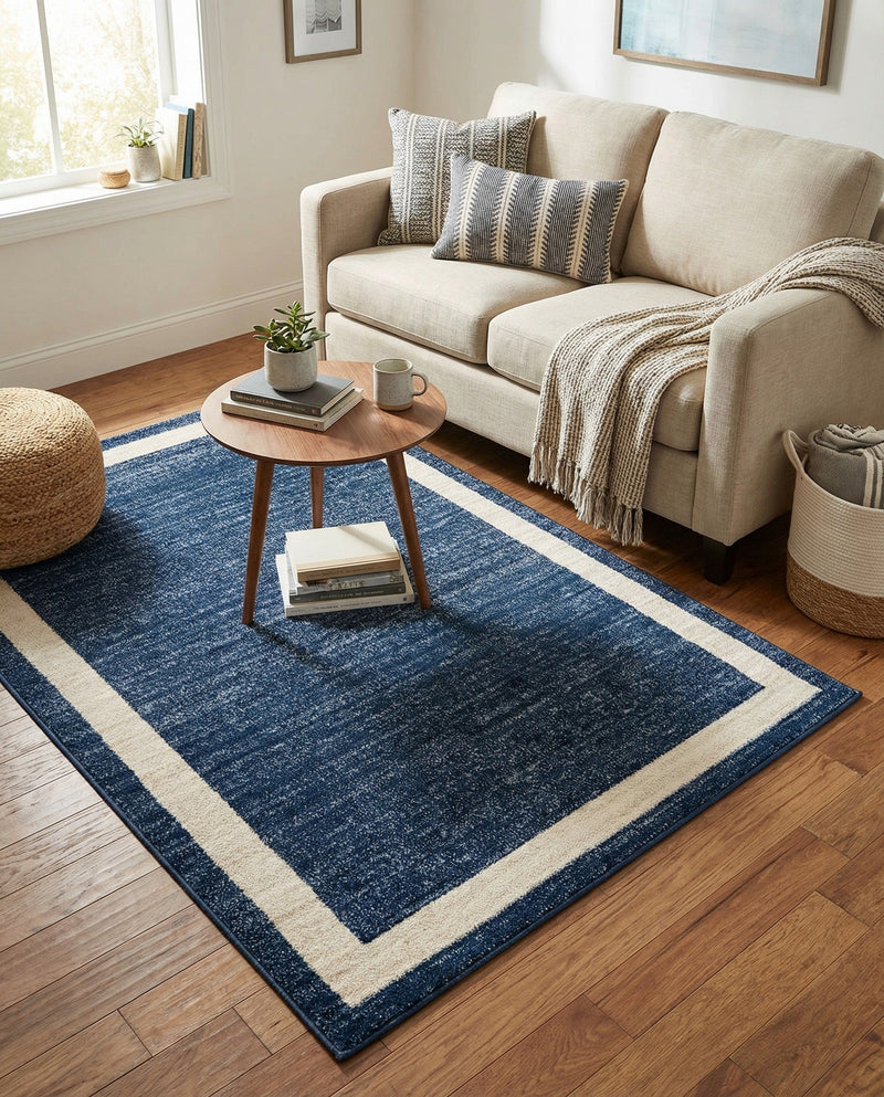 Studio Haven Collection Area Rug -  Alcove (Navy Blue) Rectangle Navy Blue  lifestyle 11