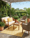 Urban Oasis Rugs Collection Area Rug -  Boulevard (Yellow Ivory) Rectangle Yellow Ivory  lifestyle 16
