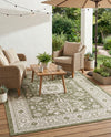 Tribal Terrace Treasures Collection Area Rug -  Incan Isle (Green) Rectangle Green  lifestyle 19