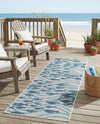 Seaside Haven Rugs Collection Area Rug -  Harbor Runner Blue  lifestyle 50