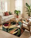 Seaside Blooms Collection Area Rug -  Tivoli Rectangle Multi  lifestyle 34