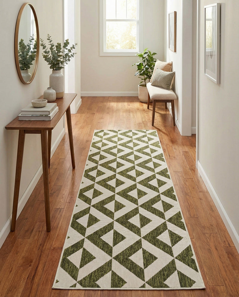 Urban Oasis Rugs Collection Area Rug -  Highrise (Green) Runner Green  lifestyle 32