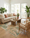 Coastal Terrace Collection Area Rug -  Driftwood Rectangle Ivory  lifestyle 46