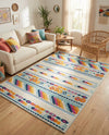 Bahama Breeze Outdoor Collection Area Rug -  Bimini Rectangle Blue  lifestyle 58