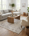 Aegean Elegance Collection Area Rug -  Paros Rectangle Gray  lifestyle 30