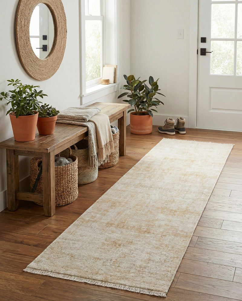 Bazaar Chic Collection Area Rug -  Agadir Runner Ivory  lifestyle 49