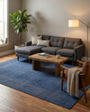 Soho Elegance Collection Area Rug - Chelsea (Navy Blue) Rectangle Navy Blue  lifestyle 6