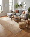 Soho Elegance Collection Area Rug - Chelsea (Light Brown) Rectangle Light Brown  lifestyle 11