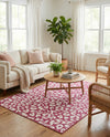 Savannah Escape Collection Area Rug -  Amazon (Magenta) Rectangle Magenta  lifestyle 9