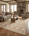 Mesa Oasis Rugs Collection Area Rug - Sundown Rectangle Taupe  lifestyle 21