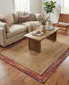 Woven Seaside Jute Collection Area Rug - Seabrook Rectangle Natural  lifestyle 14