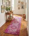 Georgetown Rugs Collection Area Rug - Dupont (Purple) Runner Purple  lifestyle 69