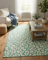 Savannah Escape Collection Area Rug -  Amazon (Green Blue) Rectangle Green Blue  lifestyle 24