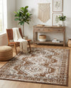 Savannah Elegance Collection Area Rug -  Tybee (Brown) Rectangle Brown  lifestyle 21
