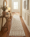Marrakech Lattice Collection Area Rug - Medina (Beige) Runner Beige  lifestyle 47