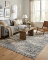 Serenity Sands Collection Area Rug - Dunescape Rectangle Gray  lifestyle 22