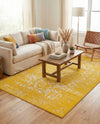 Georgetown Rugs Collection Area Rug - Dupont (Yellow) Rectangle Yellow  lifestyle 15