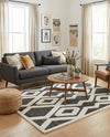 Monochrome Collection Area Rug -  Glacier Rectangle Gray  lifestyle 28