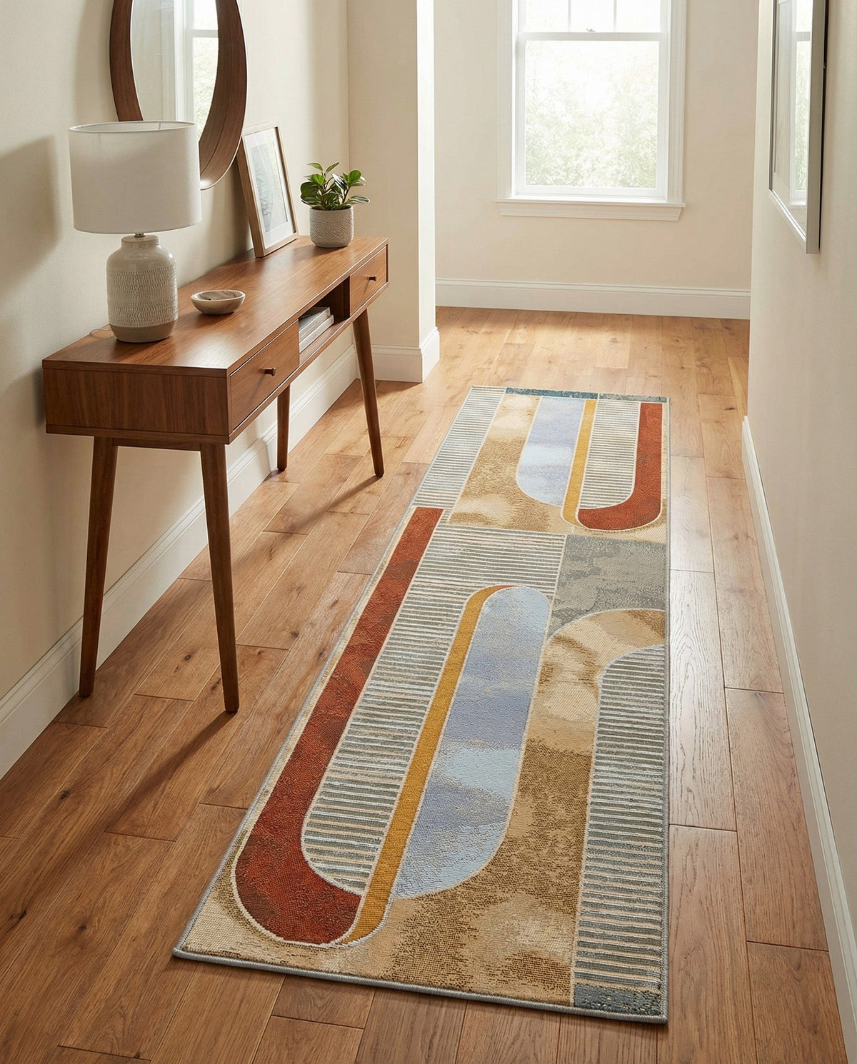 Urban Terrace Collection Area Rug -  Deck Runner Multi  lifestyle 86