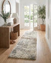 Cozy Haven Shag Collection Area Rug -  Tranquility (Khaki) Runner Khaki  lifestyle 37