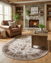 Andes Summit Collection Area Rug -  Aconcagua Oval Cream  lifestyle 79