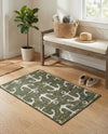 Seaside Haven Rugs Collection Area Rug - Sapphire (Green) Rectangle Green  lifestyle 16