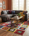 Marrakesh Elegance Collection Area Rug -  Ourika Rectangle Multi  lifestyle 12