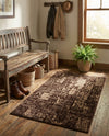 Autumn Meadow Collection Area Rug -  Harvesthill Rectangle Brown  lifestyle 9