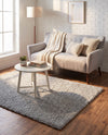 Cozy Comfort Shag Collection Area Rug - Haven (Cloud Gray) Rectangle Cloud Gray  lifestyle 33