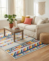 Bahama Breeze Outdoor Collection Area Rug -  Bimini Rectangle Gray  lifestyle 50