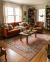 Heritage Elegance Collection Area Rug -  Windsor (Rust Red) Rectangle Rust Red  lifestyle 25