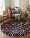 Brighton Terrace Collection Area Rug -  Ovingdean Round Multi  lifestyle 43
