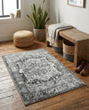 Casablanca Tapestry Collection Area Rug - Fes Rectangle Steel gray  lifestyle 19