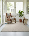 Seaside Serenity Collection Area Rug - Veranda (Light Gray) Rectangle Light Gray  lifestyle 38