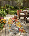 Seaside Blooms Collection Area Rug - Eden Runner Multi  lifestyle 17